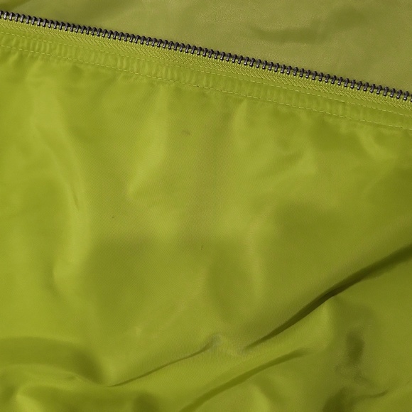 EUC Ellen Tracy women's lime green windbreaker athletic athleisure jacket, M - Picture 10 of 15